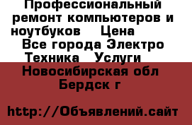 Профессиональный ремонт компьютеров и ноутбуков  › Цена ­ 400 - Все города Электро-Техника » Услуги   . Новосибирская обл.,Бердск г.